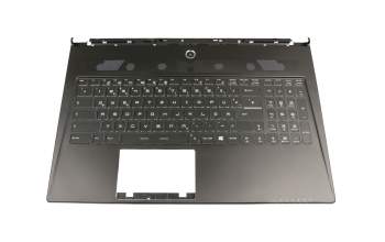 95716H71EC06 original MSI keyboard incl. topcase DE (german) black/black with backlight
