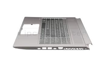 95717G12EC23 original MSI keyboard incl. topcase DE (german) black/silver with backlight