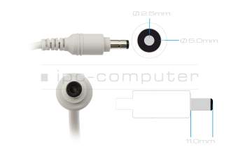 9NA1508002 original Asus AC-adapter 150.0 Watt grey rounded