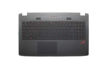9Z.N8BBU.S0G original Asus keyboard incl. topcase DE (german) black/black with backlight