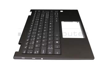 9Z.NBUBN.F00 original Lenovo keyboard incl. topcase CH (swiss) anthracite/anthracite with backlight