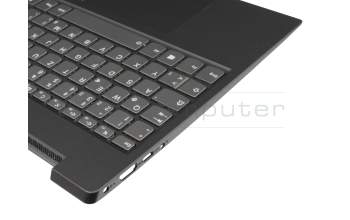9Z.NDRBN.A0G original Lenovo keyboard incl. topcase DE (german) dark grey/black with backlight