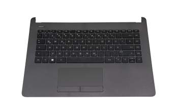 9Z.NE0SQ.50G original HP keyboard incl. topcase DE (german) black/grey