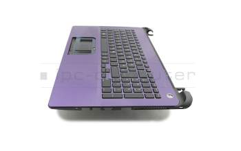 A000301280 original Toshiba keyboard incl. topcase DE (german) black/purple