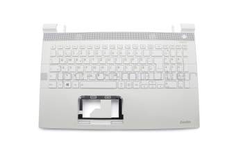 A000392850 original Toshiba keyboard incl. topcase DE (german) white/white