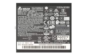 A21-100P1A original MSI USB-C AC-adapter 100.0 Watt square