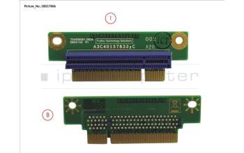 Fujitsu PCIE_RISER_1U_LOW for Fujitsu Primergy RX1330 M2