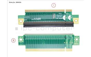 Fujitsu PCIE_1URSR_X16RIGH for Fujitsu Primergy RX2510 M2