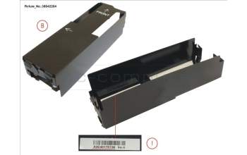Fujitsu 5-DIMM WIDE AIR DUCT RIGHT for Fujitsu Primergy BX2560 M2