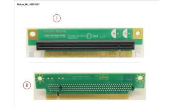Fujitsu PCIE_1URM4_X16LEFT for Fujitsu Primergy RX2530 M4