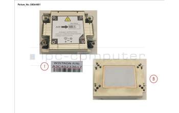 Fujitsu A3C40233617 PERFORMANCE HEATSINK FRONT