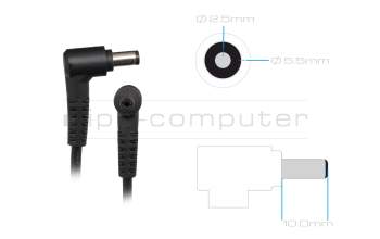 AC-adapter 120 Watt normal for Mifcom EG7 i7 - GTX 1050 Ti Premium (17.3\") (N870HK1)