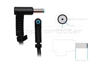 AC-adapter 150.0 Watt rounded original for HP ZBook 15 G3