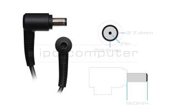 AC-adapter 170.0 Watt slim original for Fujitsu LifeBook U9312X