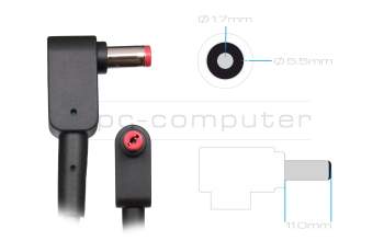 AC-adapter 180.0 Watt slim original for Acer ConceptD 7 Ezel (CC715-71)