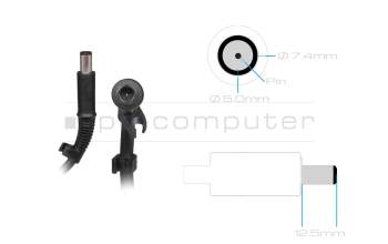 AC-adapter 230 Watt rounded original for HP Omen X 15-dg0000