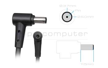 AC-adapter 240.0 Watt edged original for Asus TUF Gaming F15 (FX507VU)