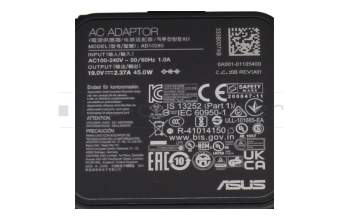 AC-adapter 45 Watt original for Asus VivoBook 14 F412UA
