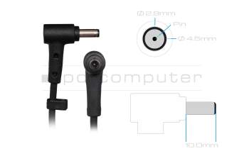 AC-adapter 65.0 Watt EU wallplug normal original for Asus ExpertBook L1 L1400CDA