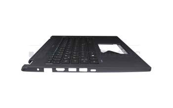ACM16M26D0 original Acer keyboard incl. topcase DE (german) black/grey with backlight