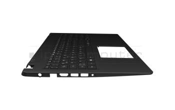 ACM16P66D0 original Acer keyboard incl. topcase DE (german) black/black with backlight