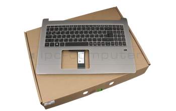 ACM16P66D0 original Acer keyboard incl. topcase DE (german) black/silver with backlight