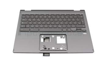 ACM19N5/6D0 original Acer keyboard incl. topcase DE (german) dark grey/grey