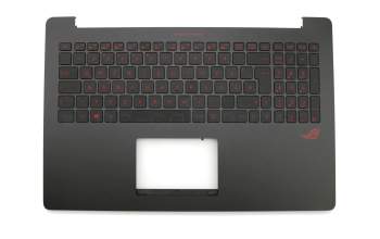 AEBK5G02020 original Quanta keyboard incl. topcase DE (german) black/black with backlight