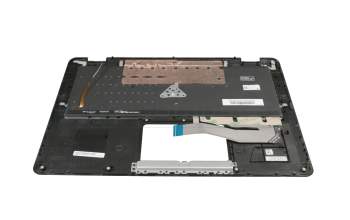 AEBKJG01010 original Quanta keyboard incl. topcase DE (german) black/silver with backlight