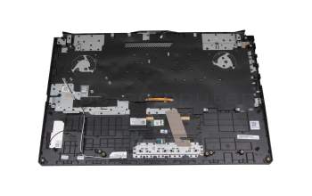 AEBKXG00010 original Quanta keyboard incl. topcase DE (german) black/transparent/black with backlight