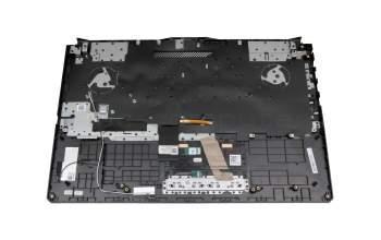 AEBKXG00010 original Quanta keyboard incl. topcase DE (german) black/transparent/black with backlight