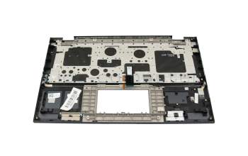 AEUJ7G00010 original Quanta keyboard incl. topcase DE (german) anthracite/grey with backlight
