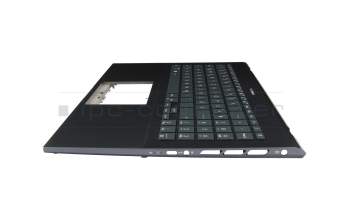 AEUJ7G00010 original Quanta keyboard incl. topcase DE (german) anthracite/grey with backlight
