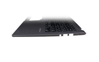 AEXRG00130 original Quanta keyboard incl. topcase DE (german) black/grey