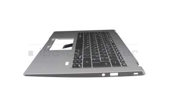 AEZ8EG00010 original Acer keyboard incl. topcase DE (german) black/silver