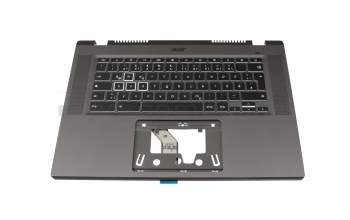 AK03P_C24B3L original Acer keyboard incl. topcase DE (german) black/white/grey with backlight