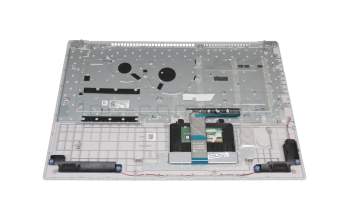 AM17Q000200 original Lenovo keyboard incl. topcase DE (german) grey/silver
