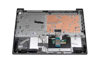 AM1JV000300 original Lenovo keyboard incl. topcase DE (german) grey/silver Fingerprint