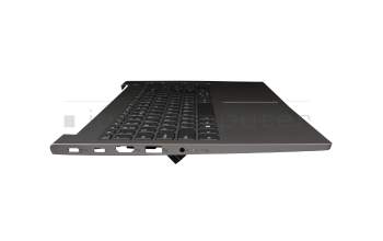 AM2XE000300HXN original Lenovo keyboard incl. topcase UK (english) dark grey/grey with backlight
