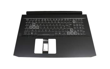 AM326000110 original Acer keyboard incl. topcase FR (french) black/white/black with backlight (GTX 1660/RTX 2060)