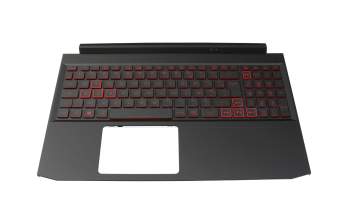 AM336000310 original Acer keyboard incl. topcase FR (french) black/black with backlight
