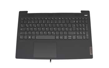 AP1K7000510 original Lenovo keyboard incl. topcase DE (german) black/grey with backlight Fingerprint