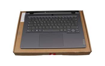 AP2WE000 original Lenovo keyboard incl. topcase DE (german) grey/grey with backlight