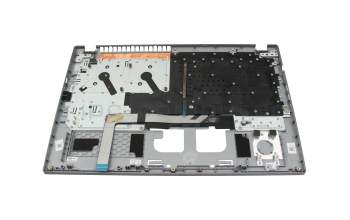 AP3TY000110 original Acer keyboard incl. topcase CH (swiss) grey/grey with backlight