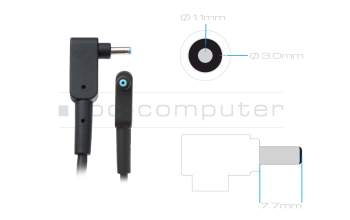 Acer Aspire 16 (A16-51GM) original AC-adapter 90.0 Watt square