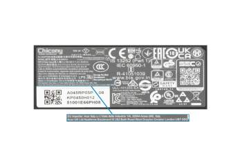 Acer Chromebook Spin 14 (CP314-1H) original USB-C AC-adapter 45.0 Watt