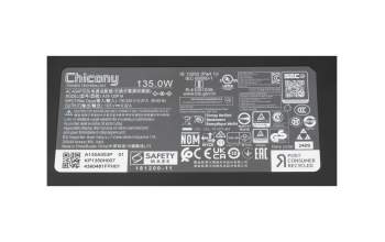 Acer Nitro V 16S AI (ANV16S-41) original AC-adapter 135.0 Watt normal