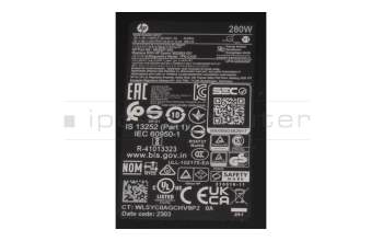 Alternative for M10146-001 original HP AC-adapter 280.0 Watt slim