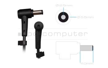 Asus F555LI original AC-adapter 65.0 Watt rounded