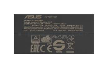 Asus K5504VN original USB-C AC-adapter 65.0 Watt EU Wallplug